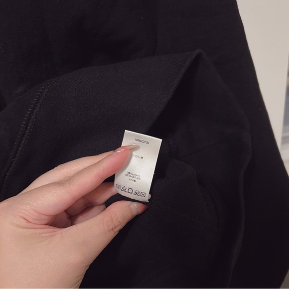 Supreme Black Hoodie Embroidered Logo Size M - Picture 4 of 9